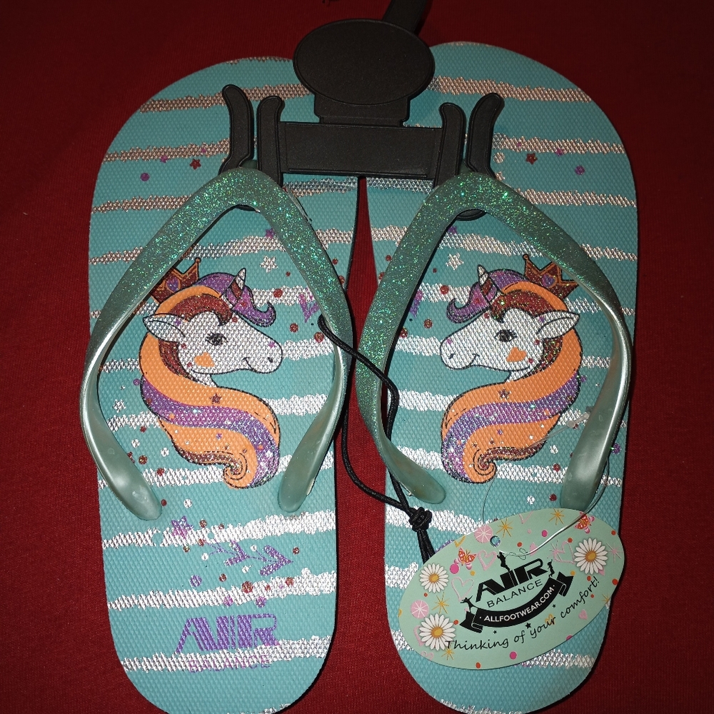 Unicorn little girls sandels
